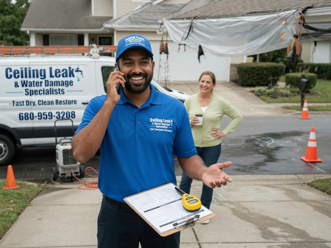 Ceiling Leak Cleanup Amboy, IL FAQs